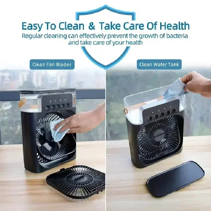 Original Mini Portable Air Conditioner Fan, 5 in 1 Evaporative Mini Air Conditioner Fan,
