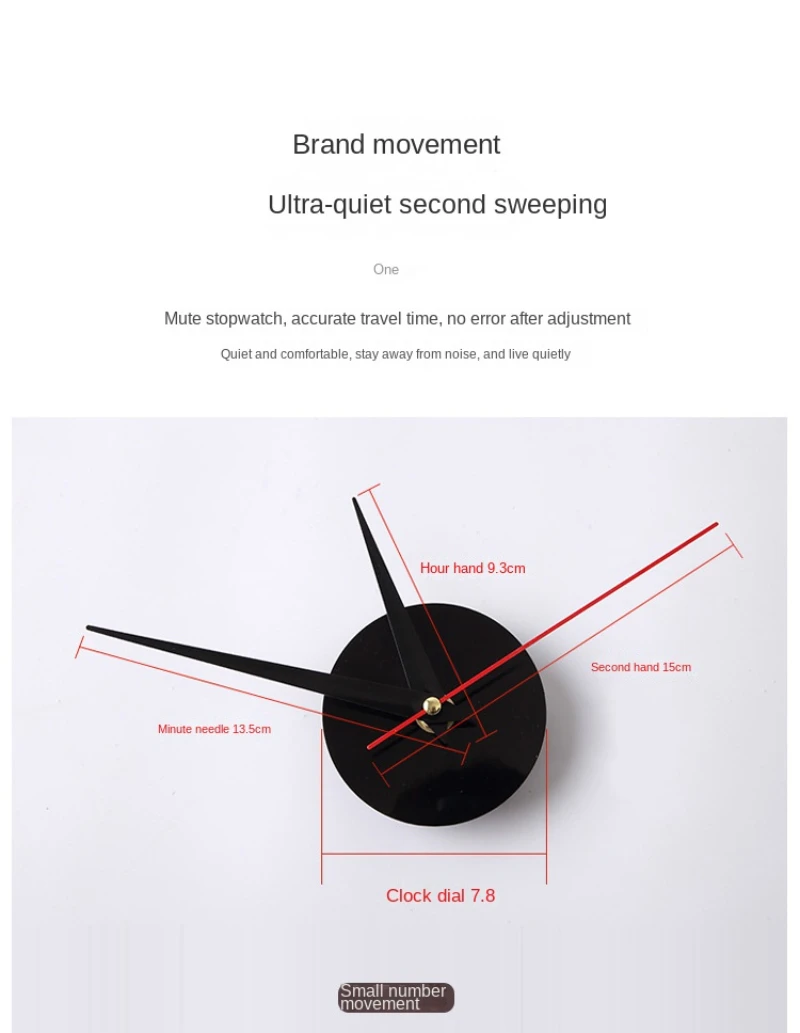 3D Luminous Wall Clock Frameless Acrylic DIY Digital Clock Wall