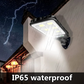 Solar Outdoor LED Light With Remote Control Waterproof Safety Light