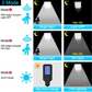 Solar Outdoor LED Light With Remote Control Waterproof Safety Light