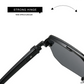 Men's Metal Sunglasses Square Half Frame Rice Nails Casual Trend Personality Retro Fashion Outdoor Sports Eyeglasses