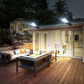 Solar Outdoor LED Light With Remote Control Waterproof Safety Light