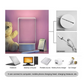 Transparent Message Board Night Light Glowing Memo Acrylic LED Ambient Lights Daily Moment